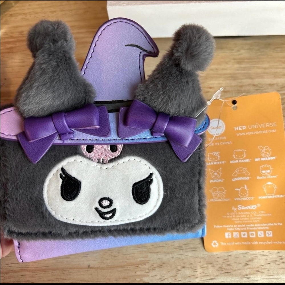 Sanrio Kuromi Plush Wallet